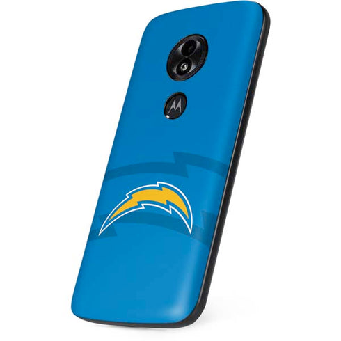 NFL Los Angeles Chargers Double Vision Moto E5 Play Skin